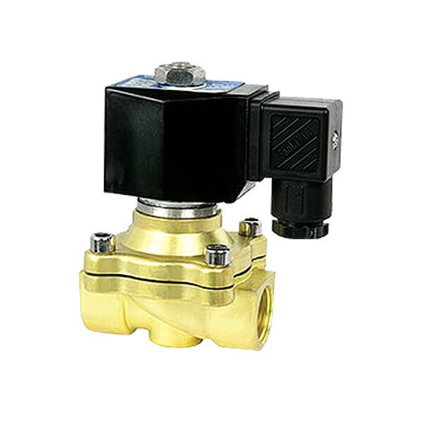Клапан электромагнитный 1/2", НЗ, прямого действия, латунь, 220В